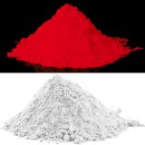 Pigment Invizibil Fluorescent Rosu UV, 100g, Decoratiuni Petreceri, Vopsea UV, Lumina Neagra, Efecte Speciale