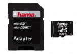 Card de memorie Hama micro SDHC 8GB, Clasa 10 + Adaptor