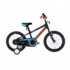 Bicicleta pentru copii Leader Fox Santo 2017 , Cadru aluminiu , Cadru 9 Inch , Negru mat foto