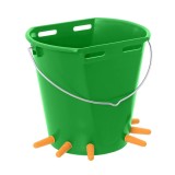 Galeata Alaptare Miei Iezi 8 Litri 6 Tetine Cu Ventil Plastic Dur Rezistent Uz Zilnic