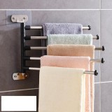 Suport prosoape cu 5 brate, otel inoxidabil