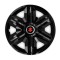 Set 4 capace roti hubcaps fast black R15 pentru gama auto Suzuki