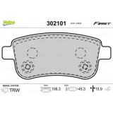 Valeo set placute frana, frana disc First