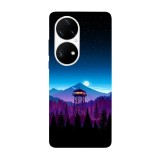 Husa compatibila cu Huawei Mate 40 Pro model Firewatch Tower, Silicon, TPU, Viceversa