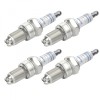 Set 4 bujii scanteie Bosch pentru Audi 80, 90, 100, A6 C4, Coupe B2 B3, Seat Ibiza II, Toledo, VW Caddy, Golf III IV, Passat, Polo, Scirocco, T4, Vent