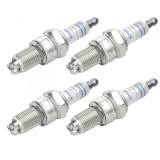 Cumpara ieftin Set 4 bujii scanteie Bosch pentru Audi 80, 90, 100, A6 C4, Coupe B2 B3, Seat Ibiza II, Toledo, VW Caddy, Golf III IV, Passat, Polo, Scirocco, T4, Vent