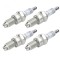 Set 4 bujii scanteie Bosch pentru Audi 80, 90, 100, A6 C4, Coupe B2 B3, Seat Ibiza II, Toledo, VW Caddy, Golf III IV, Passat, Polo, Scirocco, T4, Vent