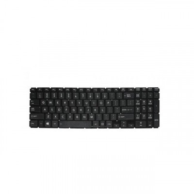 Tastatura Laptop, Toshiba, Satellite L55D-C, fara rama, neagra, US foto