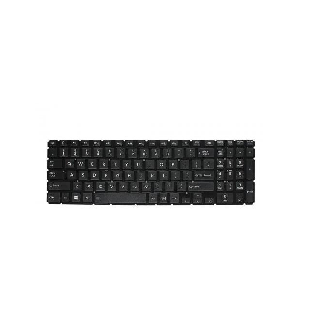 Tastatura Laptop, Toshiba, Satellite L50-B-25L, fara rama, neagra, US