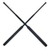 Cumpara ieftin Set 2 Bastoane Telescopice Autoaparare Otel 50cm Negru + Husa Curea Ideallstore