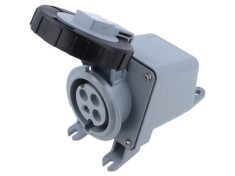 Conector alimentare AC trifazat IP&amp;S 30A 500V AMPHENOL soclu mamă IP69K