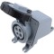 Conector alimentare AC trifazat IP&amp;S 30A 500V AMPHENOL soclu mamă IP69K