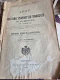 Lege pentru regularea proprietatii imobiliare in Dobrogea din 3 Aprilie 1882, Insotita de expunerea de motive si discursurile rostite in senat - Al. C