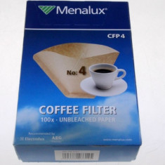 Set 100 filtre hartie cafetiera Delonghi bco425/cfp4