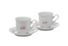 Serviciu cafea portelan 6 persoane 95 ml, Thun Constance decor floral - CSSCF-12