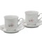 Serviciu cafea portelan 6 persoane 95 ml, Thun Constance decor floral - CSSCF-12