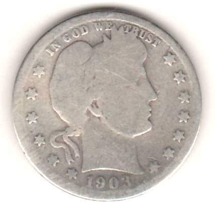 SV * Statele Unite QUARTER DOLLAR / 25 CENTS 1903