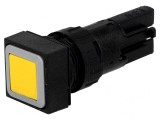 Comutator de Apăsare 16mm Galben