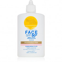 Bondi Sands SPF 50+ Fragrance Free Tinted Face Fluid crema protectoare cu efect de tonifiere faciale SPF 50+ 50 ml