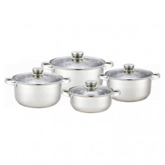 Set Oale inox, capace sticla, 3.9L, 4.4L, 5.5L, 6.3 L, 8 piese Grumberg foto