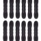 Set 12x Clema accesoriu elastic universal de prins parul 22 cm - Negru