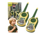 Set 2 walkie talkie militare pentru copii, 20.5 x 7.5 x 3.5 cm, Lean 27741
