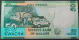 Bancnota EXOTICA 50 KWACHA - MALAWI, anul 2015 *Cod 453 B - NECIRCULATA