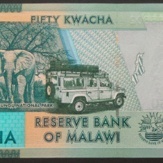 Bancnota EXOTICA 50 KWACHA - MALAWI, anul 2015 *Cod 453 B - NECIRCULATA