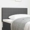 vidaXL Tăblie cap cu headboard Gri deschis 90 cm Țesătură cu dungi 42007045