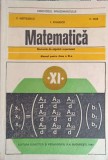 MATEMATICA, ELEMENTE DE ALGEBRA SUPERIOARA. MANUAL PENTRU CLASA A XI-A-C. NASTASESCU, I. STANESCU, C. NITA-335514