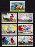 ✅ ( S28 ) Guinea Ecuatoriala 1976 "J.O. de vara Munchen 1976 - sporturi pe apa " serie Michel 784/790 , rara in stare gumata si MNH, Nestampilat