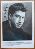Autograf al scriitorului evreu american Jonathan Safran Foer pe fotografie