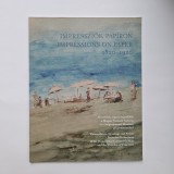 Album de arta: Impressions on paper 1820- 1920 / Acuarele, desene si printuri din colectia Galeriei Nartionale Maghiare, engleza - maghiara, 2013