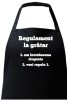 Sort personalizat Bucatar, Regulament la gratar