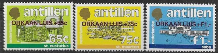 ANTILELE OLANDEZE 1995 URAGANUL LUIS