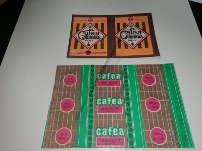 LOT 2 AM,BALAJE / ETICHETE / PACHETE VECHI CAFEA - ROMANESTI foto