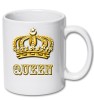 Cana alba personalizata &quot;Queen&quot;, INOVATIX&reg;. 330ml, Oem