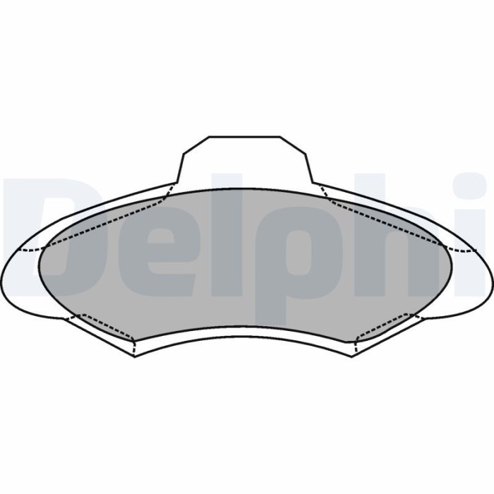 DELPHI LP1139 set placute frana,frana disc