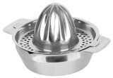 Storcator manual pentru citrice MagicHome din inox, 13 cm, cu sita
