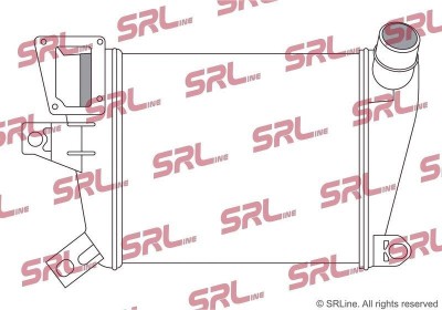 Intercooler Mazda 3 03-09, 3 09-13, 6 02-07, Cx-7 06-, motor: 2.3 T, 323x282x48, SRLine, miez si rezervor din aluminiu brazat, L33X13565A foto