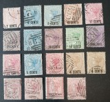 MAURITIUS-colonii-QV-clasic lot-stampilate, Stampilat