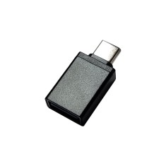 ADAPTOR Spacer pt. smartphone, de la USB 2.0 (Mama) la Type-C (Tata), negru, &quot;SPAD-USBF-TYPECM-02&quot; (timbru verde 0.08 lei)