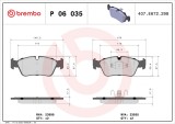 BREMBO P 06 035 PRIME LINE set placute frana,frana disc
