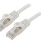 Cablul de rețea Patch Cord F/UTP Cat6 10m PVC Gri RJ45