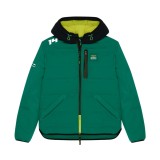 Aston Martin geacă de bărbați cu glugă Puffy Alonso green F1 Team 2025 - XXL