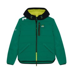 Aston Martin geacă de bărbați cu glugă Puffy Alonso green F1 Team 2025 - S