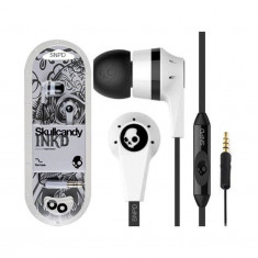 Casti Audio In-Ear cu Microfon Skullcandy Ink&amp;#039;d-S2IKDY-074 Albe Resigilate foto