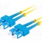 Patch cord fibră optică LANBERG SC/UPC 2m galben LSZH monomod