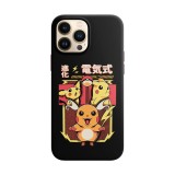 Husa compatibila cu Apple iPhone 12 Pro model Pikachiu evolution, Silicon, TPU, Viceversa