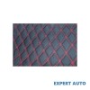 Material special pentru covorase auto romb negru / cusatura rosie. cod: cov02nr Alta marca Alt model #7